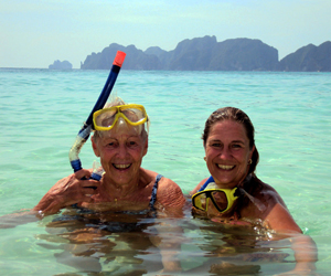 Snorkeling from a privat boat