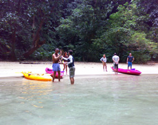 Segelschif Törn Ko Muk Emerald Cave Ko Kradan Thailand