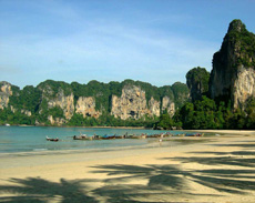Segeltörn Krabi Ao Nang Ralley Beach Thailand