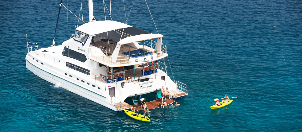 Charter Luxus Segel Katamaran Segeltörn Phuket Thailand